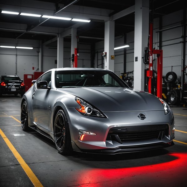 Comment installer un système d'éclairage LED sous le châssis d'une Nissan 370Z pour un effet visuel saisissant?