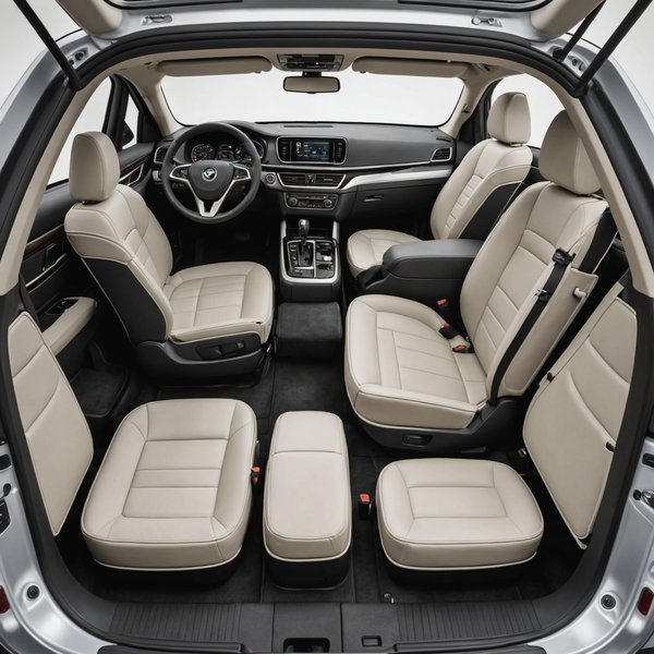 Quels sont les avantages des coussins gonflables pour passagers avant et arrière dans les véhicules familiaux?